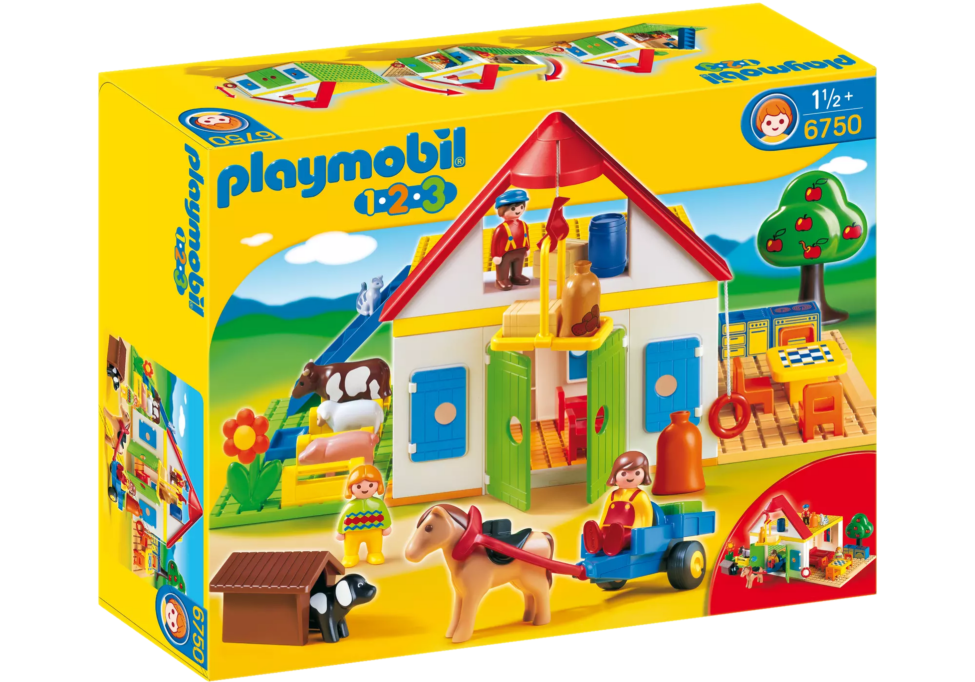 Playmobil 6750 1-2-3 Mein großer Bauernhof - plegobil