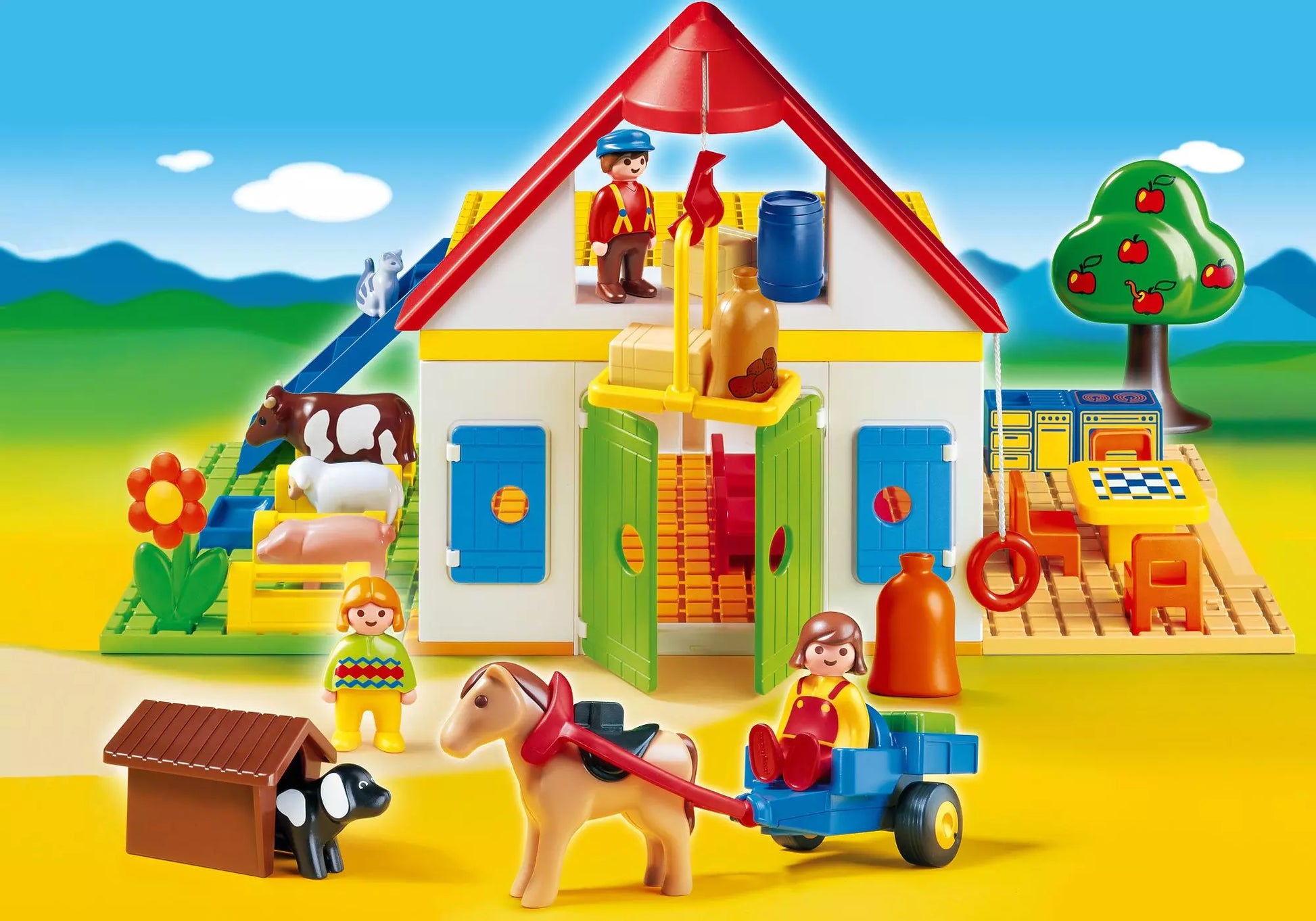 Playmobil 6750 1-2-3 Mein großer Bauernhof - plegobil