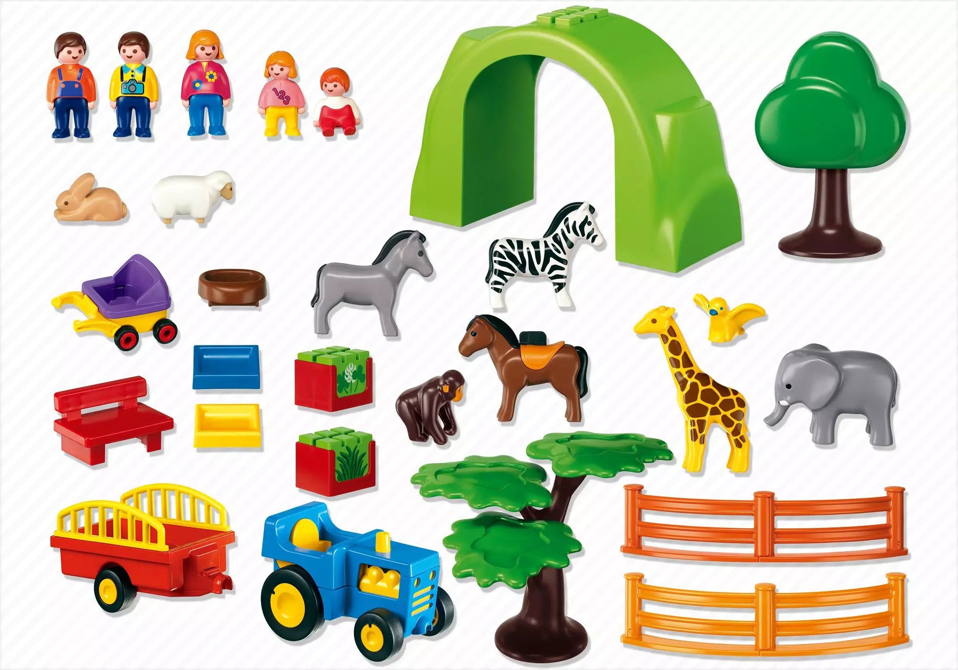 Playmobil 6754 1-2-3 Mein großer Tierpark - plegobil