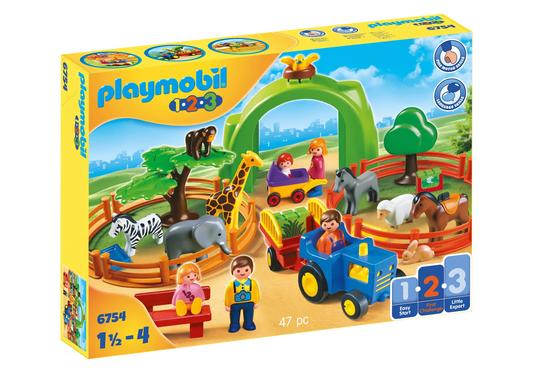 Playmobil 6754 1-2-3 Mein großer Tierpark - plegobil