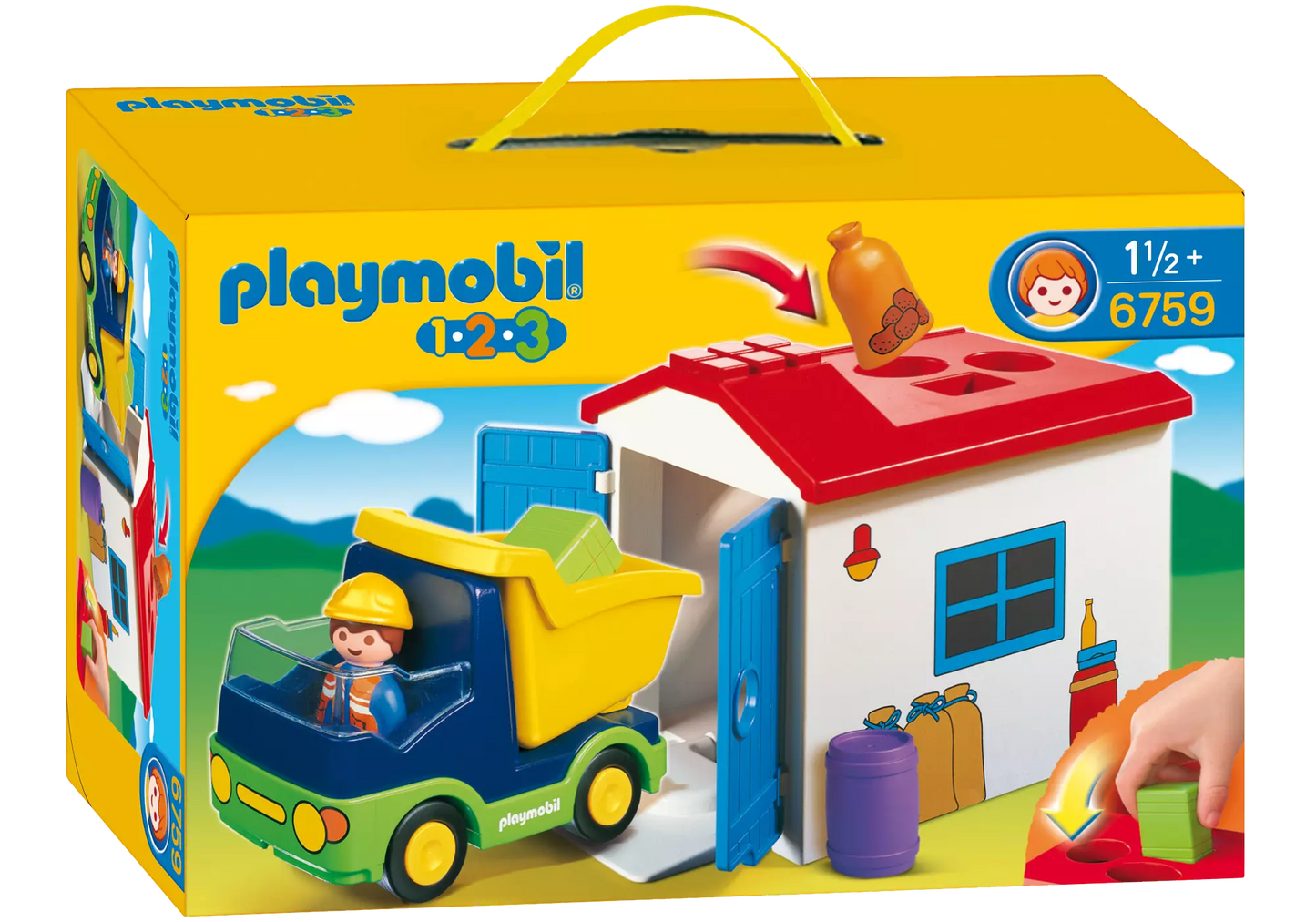 Playmobil 6759 Sammlerstück 1-2-3 LKW mit Sortiergarage - plegobil