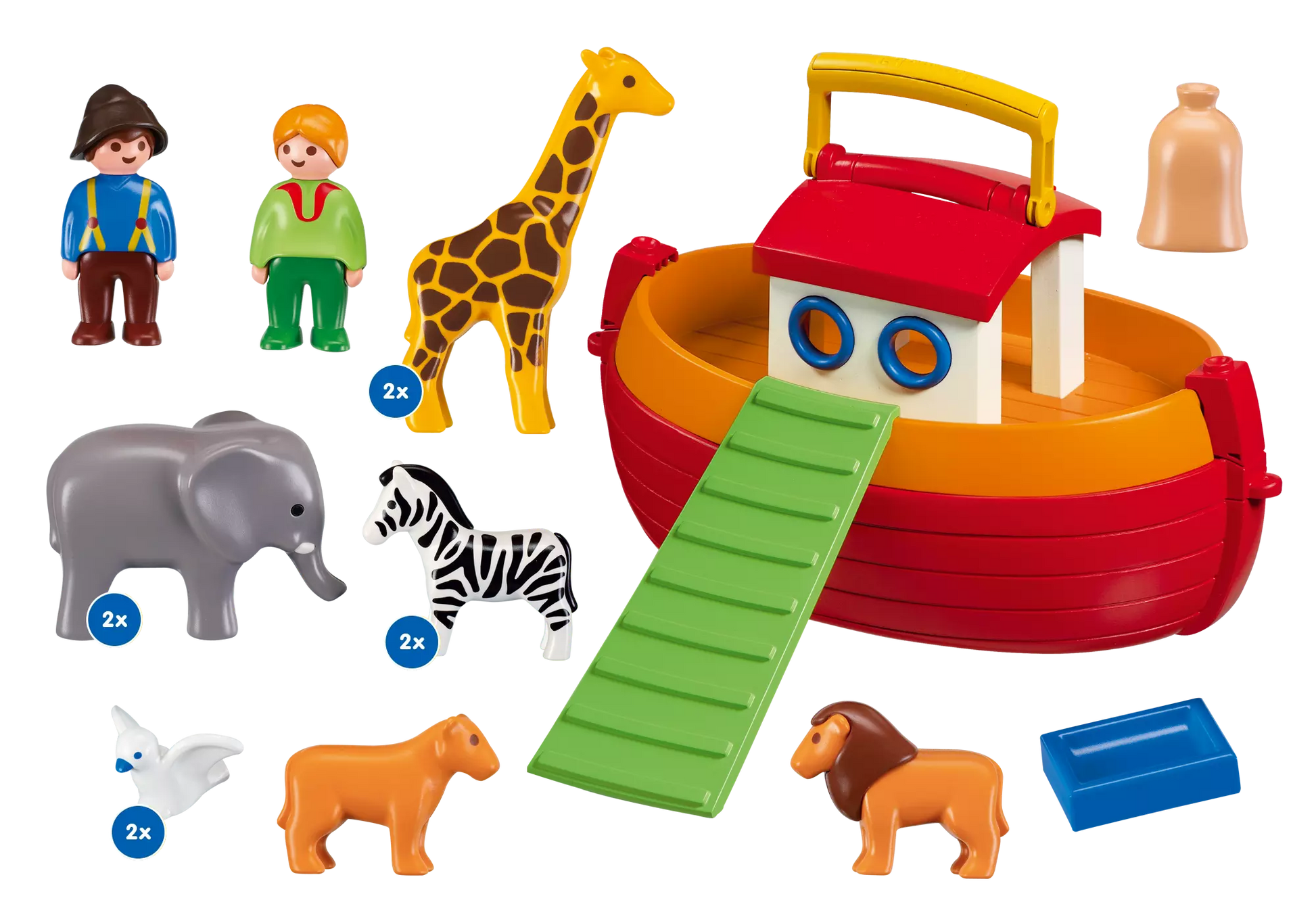Playmobil 6765 1-2-3 Mein Mitnehm Arche Noah - plegobil