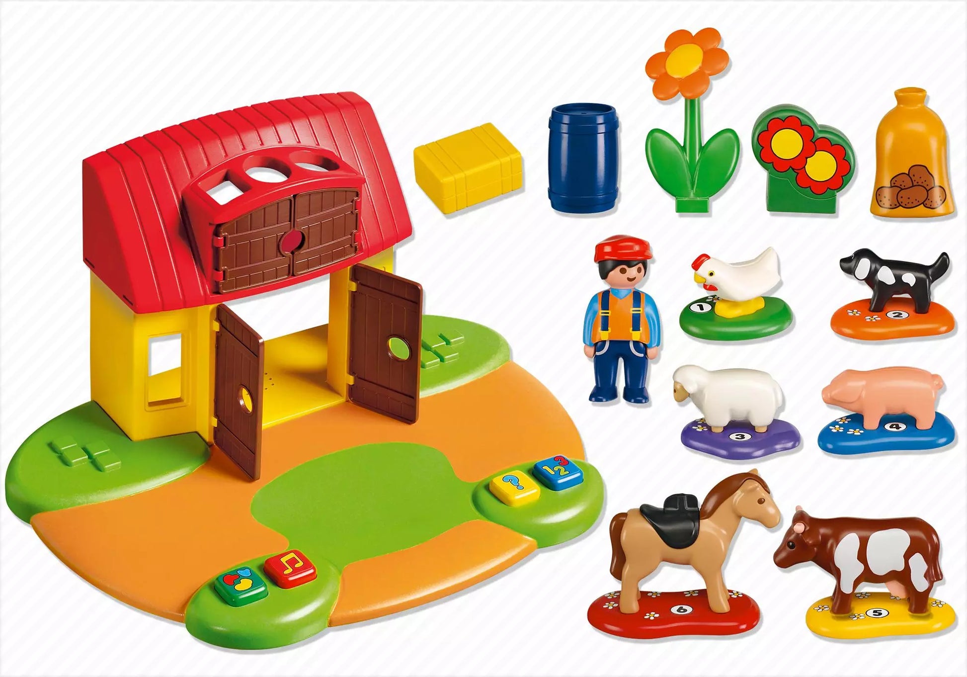 Playmobil 6766 1-2-3 Bauernhof - plegobil
