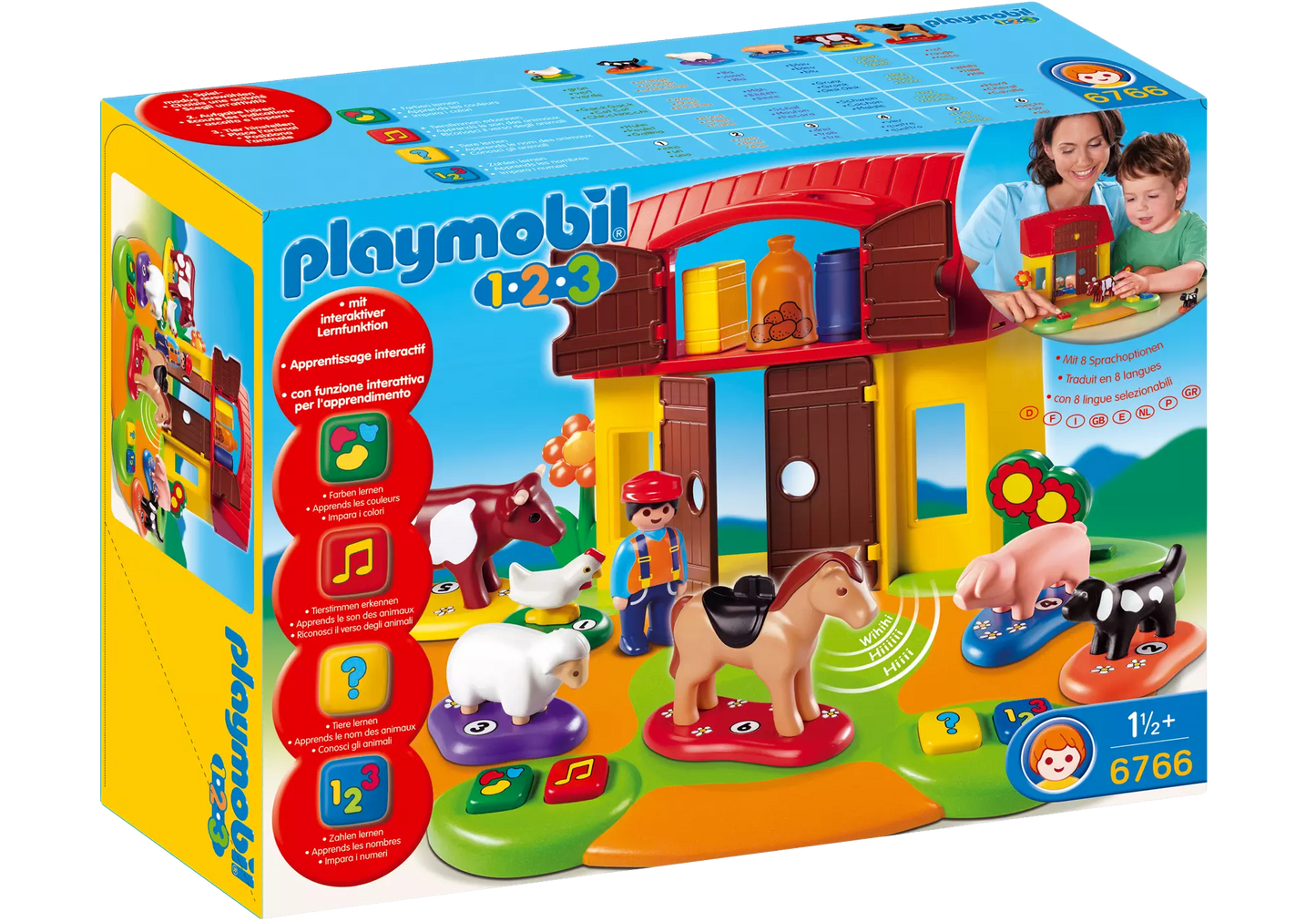 Playmobil 6766 1-2-3 Bauernhof - plegobil