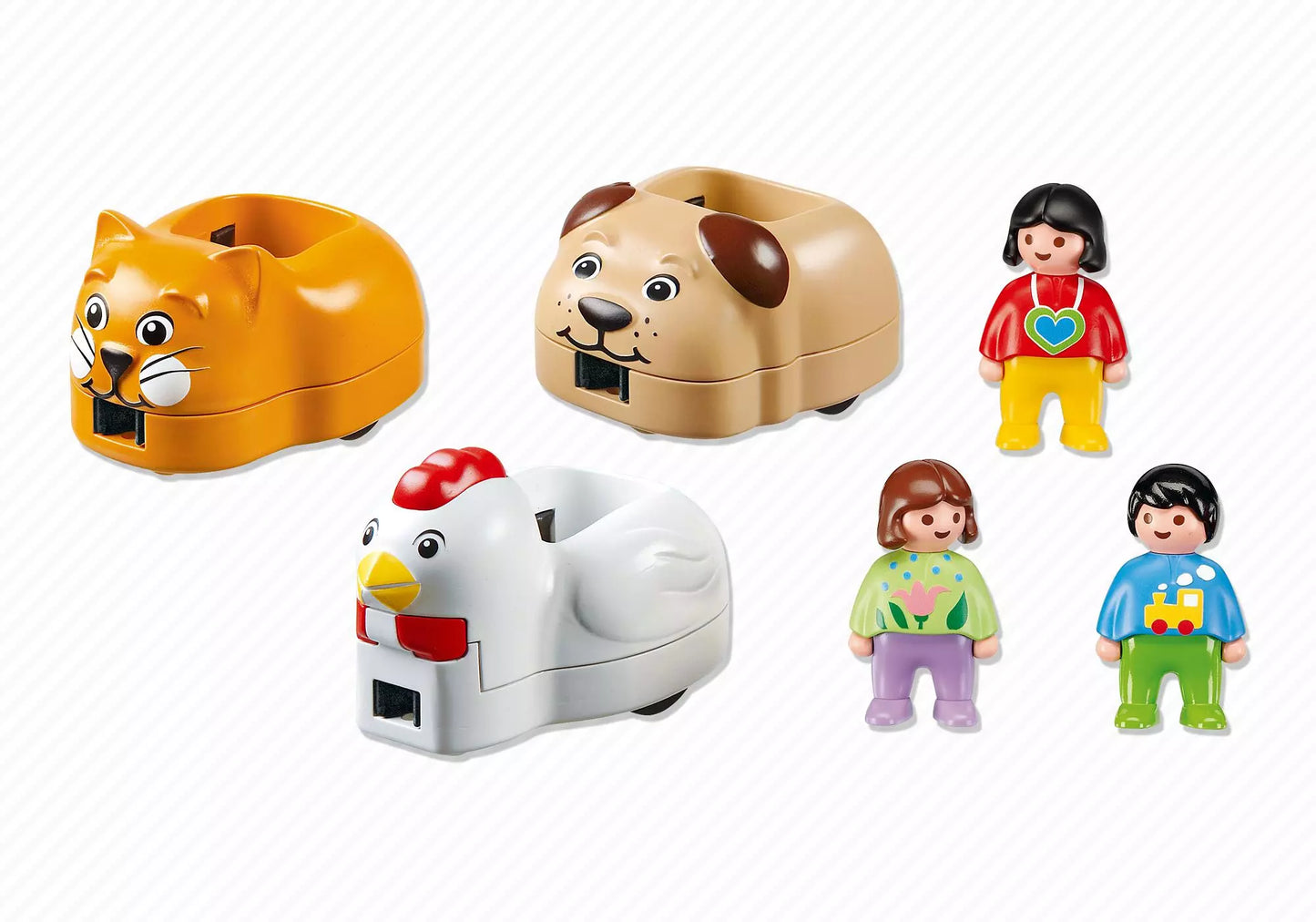 Playmobil 6767 Sammlerstück 1-2-3 Fröhlicher Tierchen-Zug - plegobil