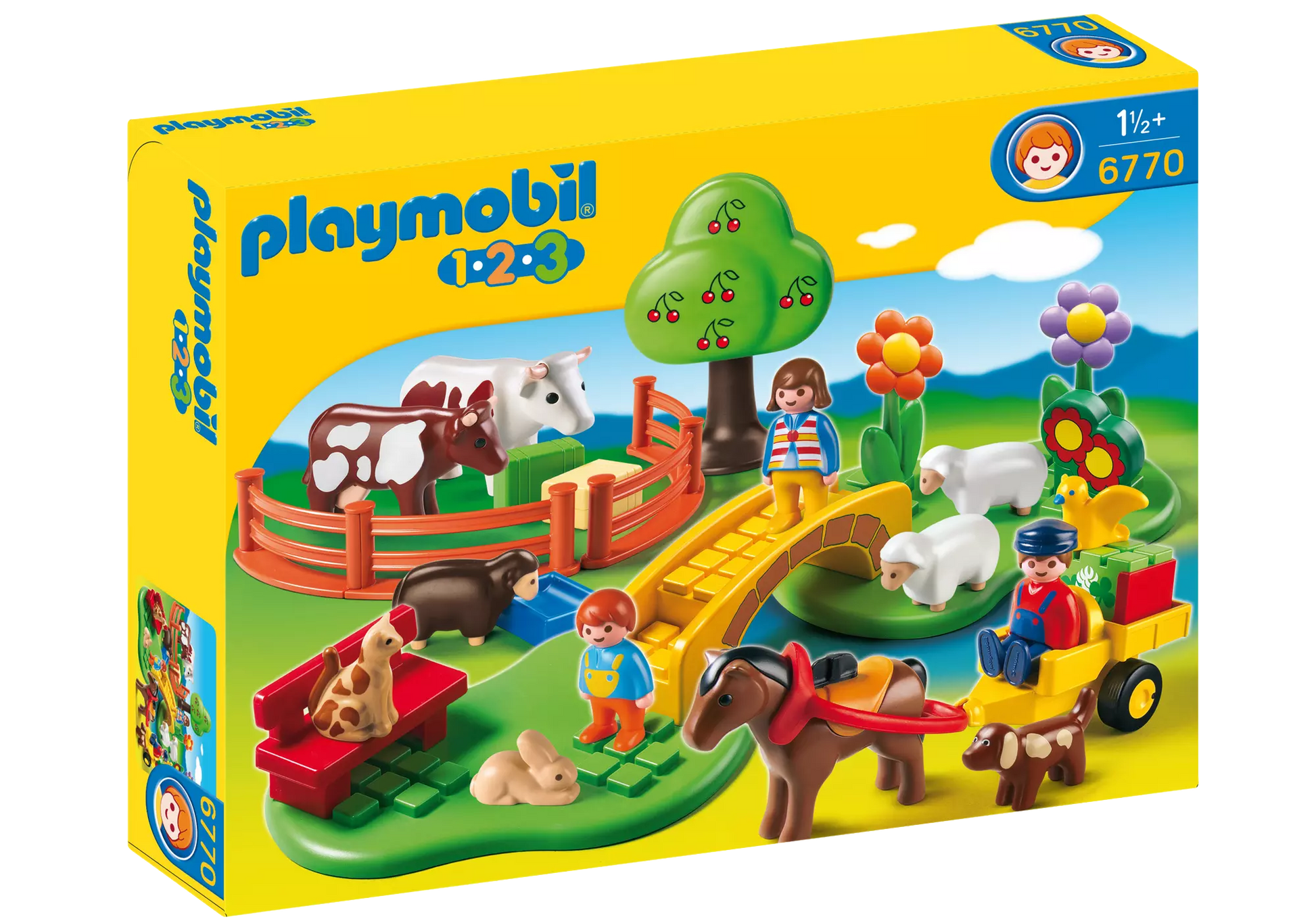Playmobil 6770 1-2-3 Familie auf dem Land (Folienverpackung) - plegobil