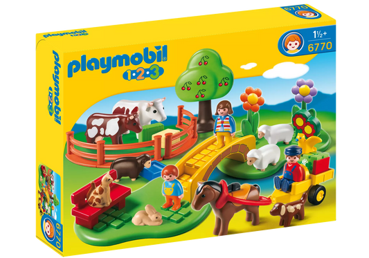 Playmobil 6770 1-2-3 Familie auf dem Land (Folienverpackung) - plegobil