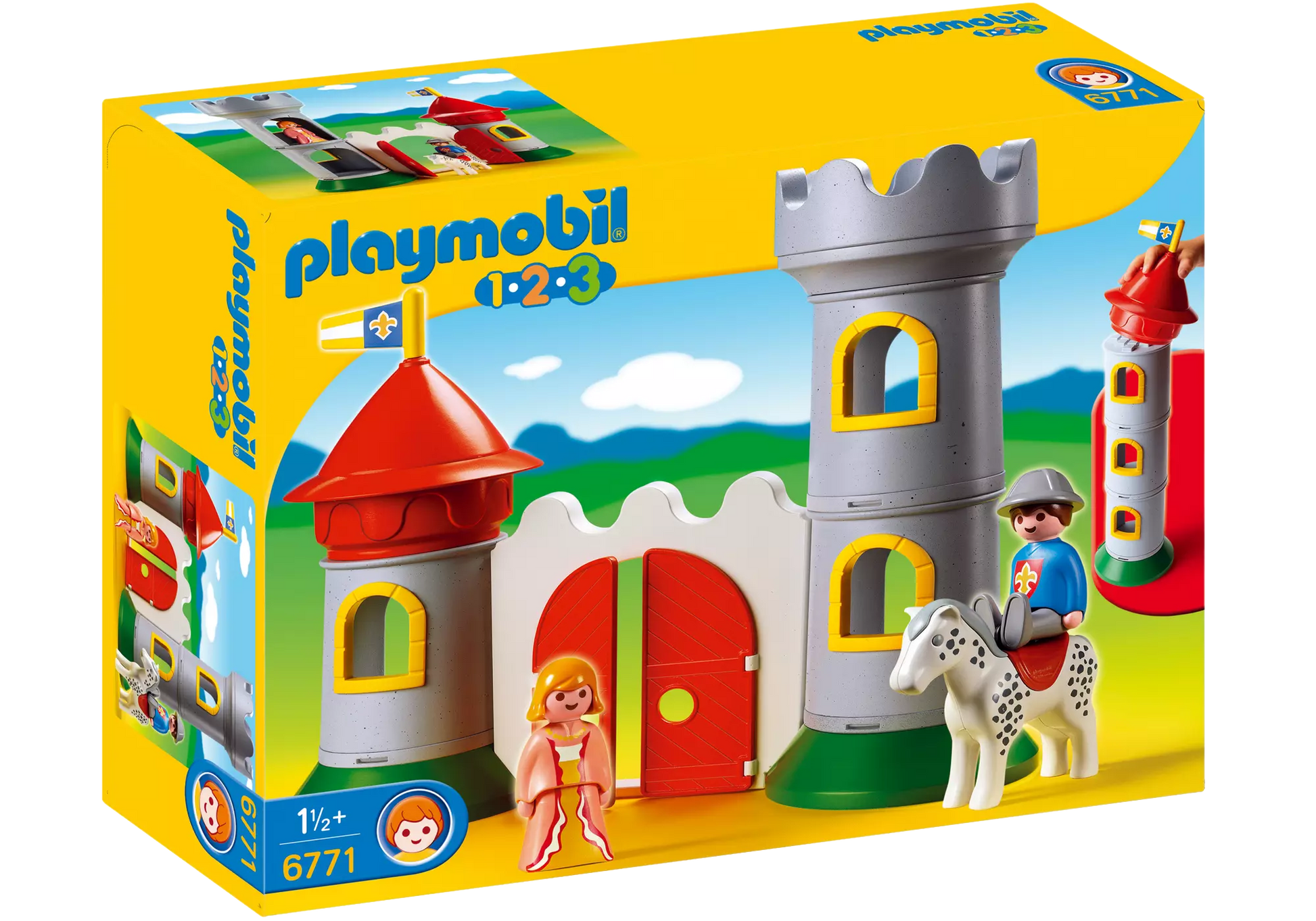 Playmobil 6771 Sammlerstück 1-2-3 Meine erste Ritterburg - plegobil