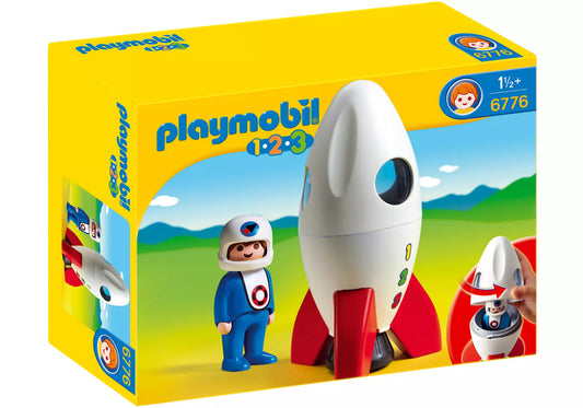 Playmobil 6776 Sammlerstück 1-2-3 Mondrakete - plegobil