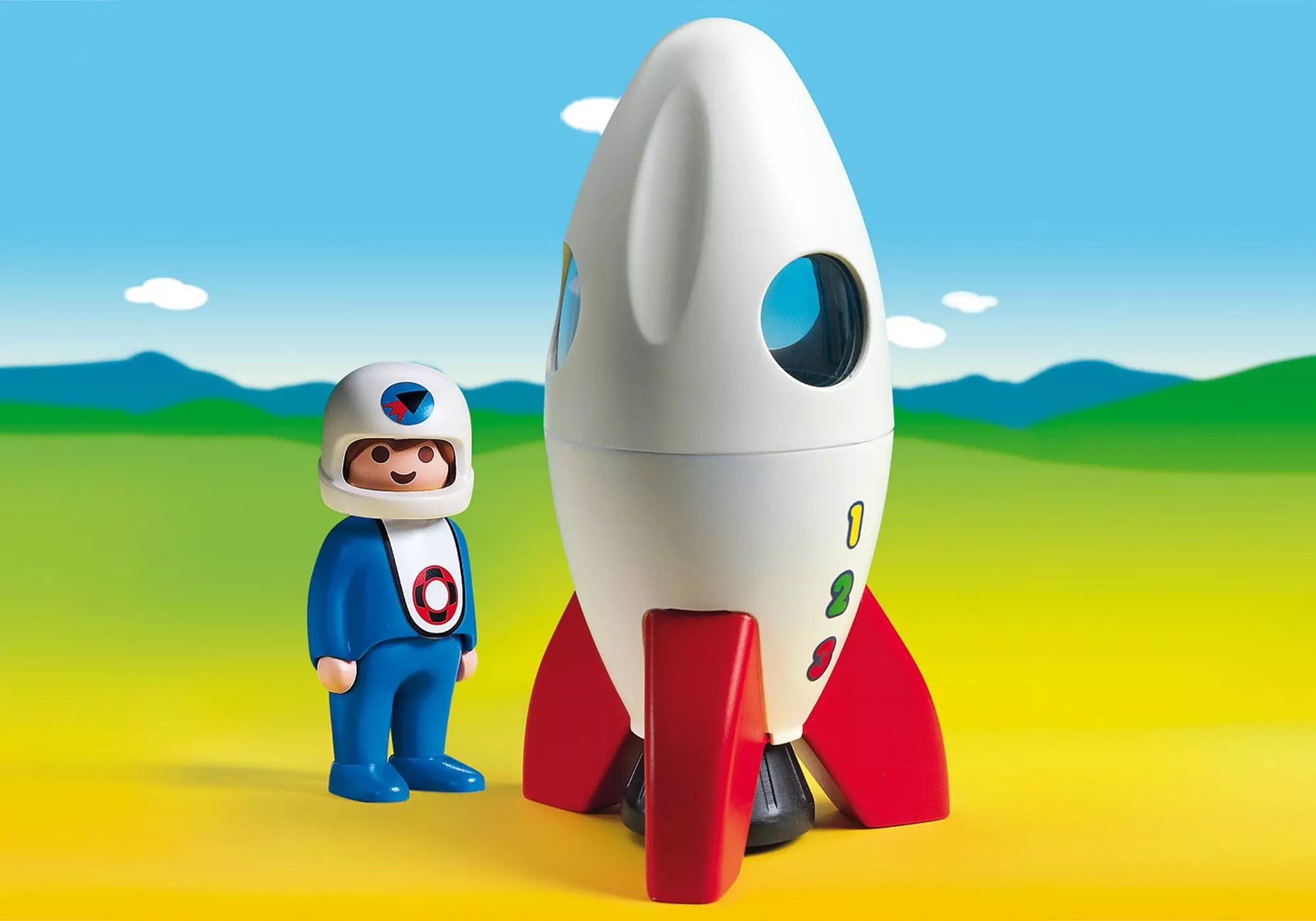 Playmobil 6776 Sammlerstück 1-2-3 Mondrakete - plegobil
