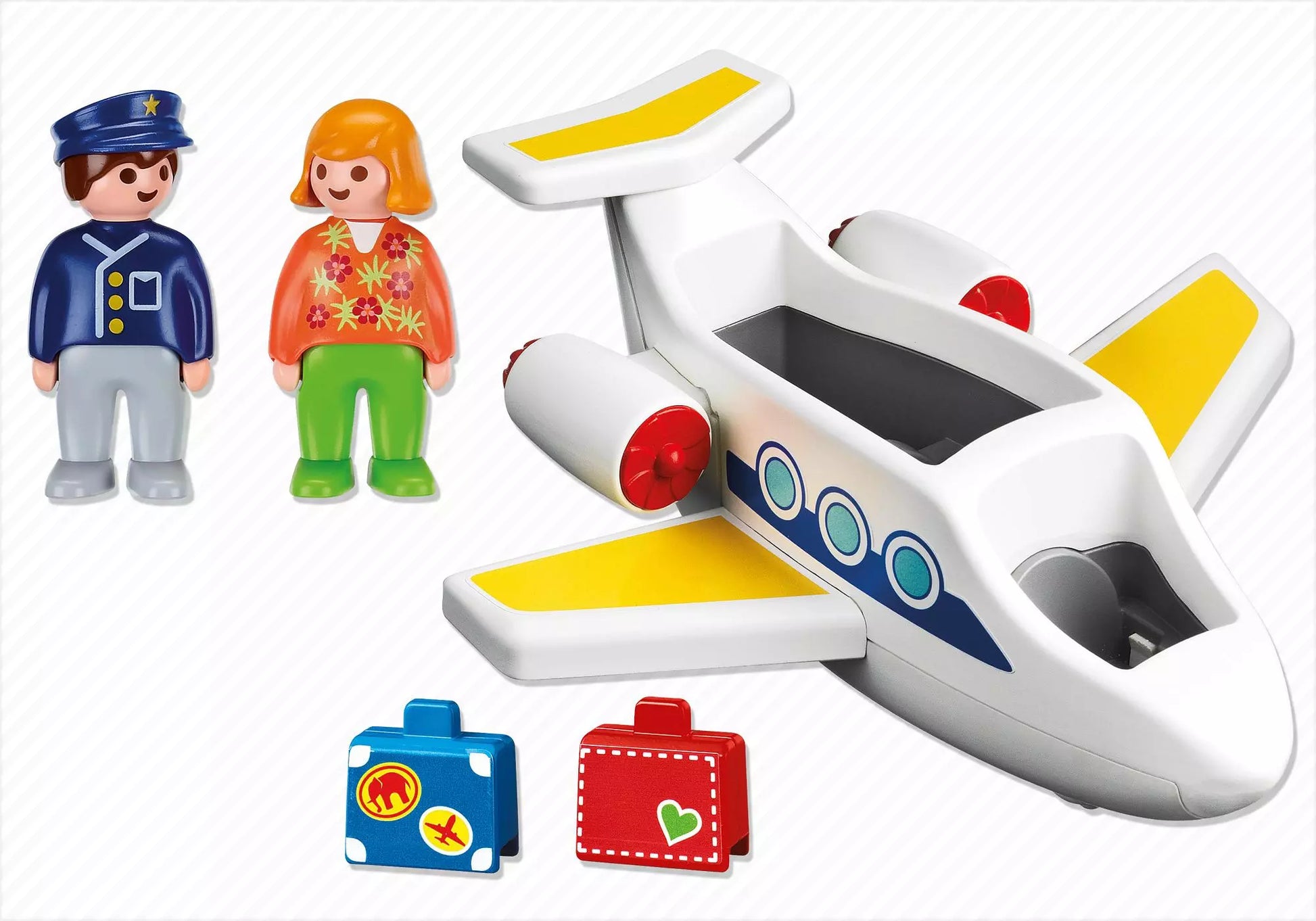 Playmobil 6780 Sammlerstück 1-2-3 Passagierflugzeug - plegobil