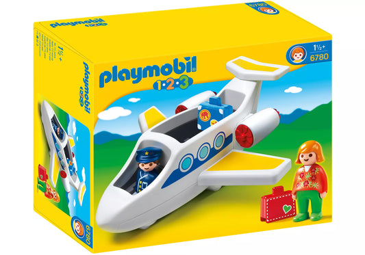 Playmobil 6780 Sammlerstück 1-2-3 Passagierflugzeug - plegobil