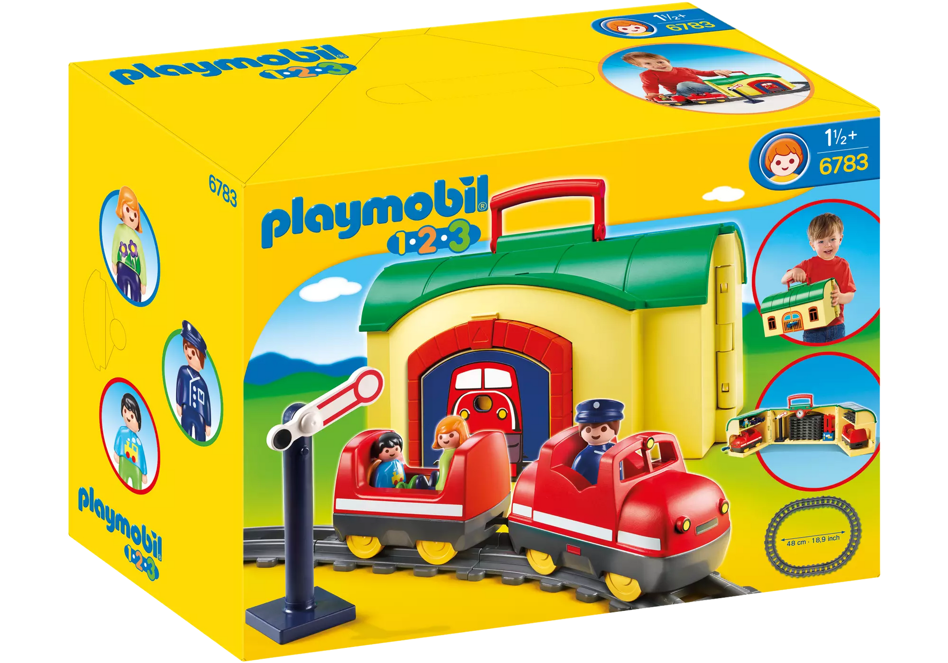 Playmobil 6783 1-2-3 Mein Mitnehm Eisenbahn - plegobil