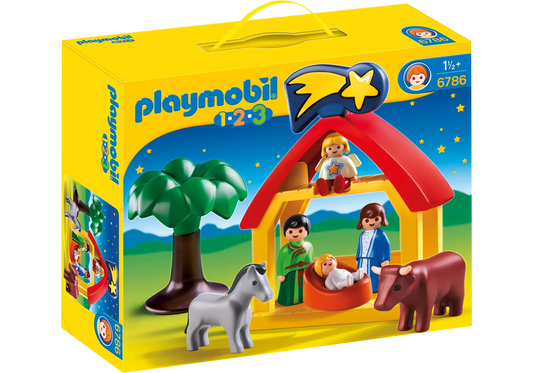 Playmobil 6786 1-2-3 Weihnachtskrippe - plegobil