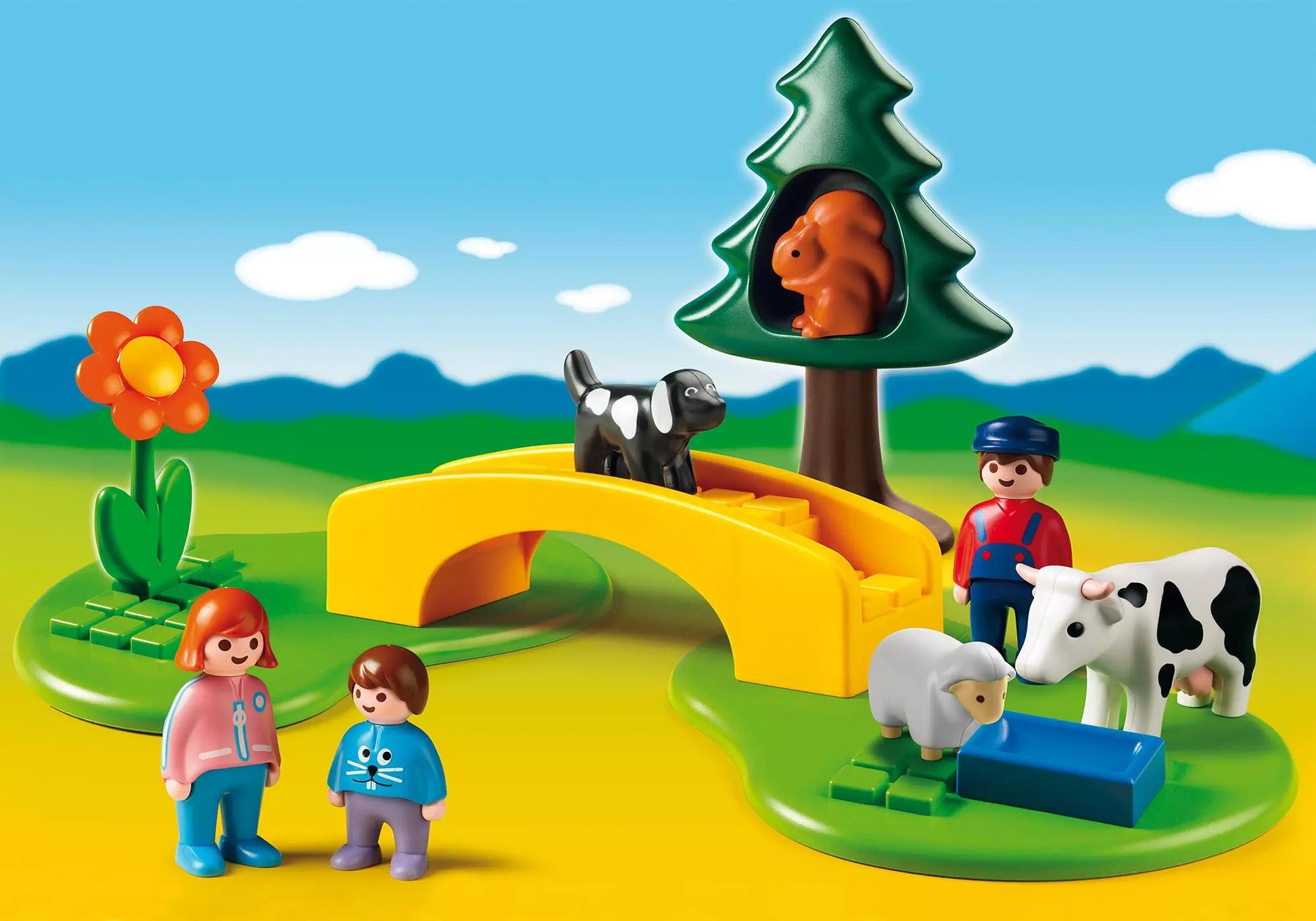 Playmobil 6788 1-2-3 Spaziergang zur Sommerweide - plegobil