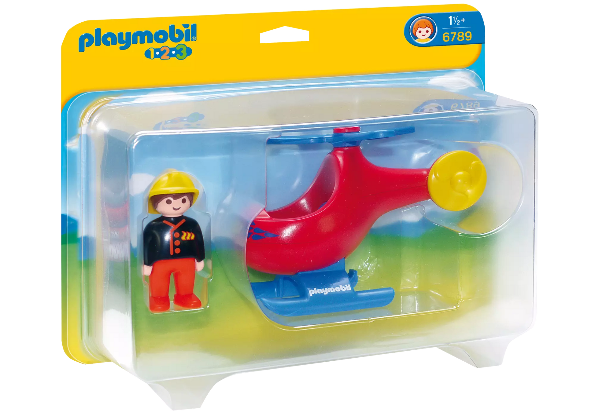 Playmobil 6789 1-2-3 Feuerwehrheli - plegobil