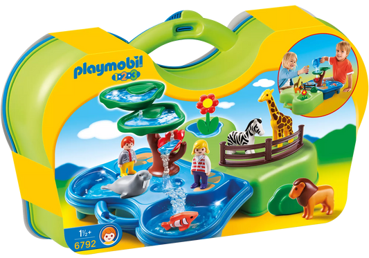 Playmobil 6792 1-2-3 Mein Plansch und Zooköfferchen - plegobil