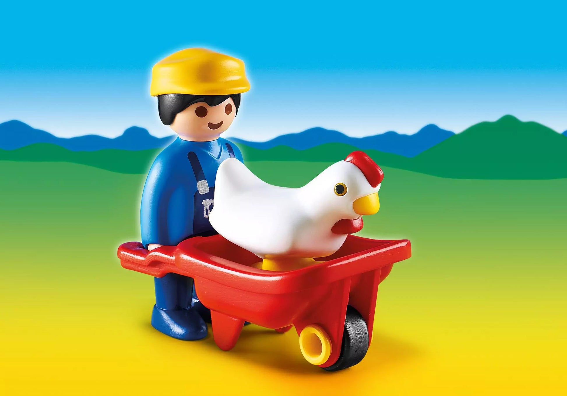 Playmobil 6793 1-2-3 Bauer mit Schubkarre - plegobil