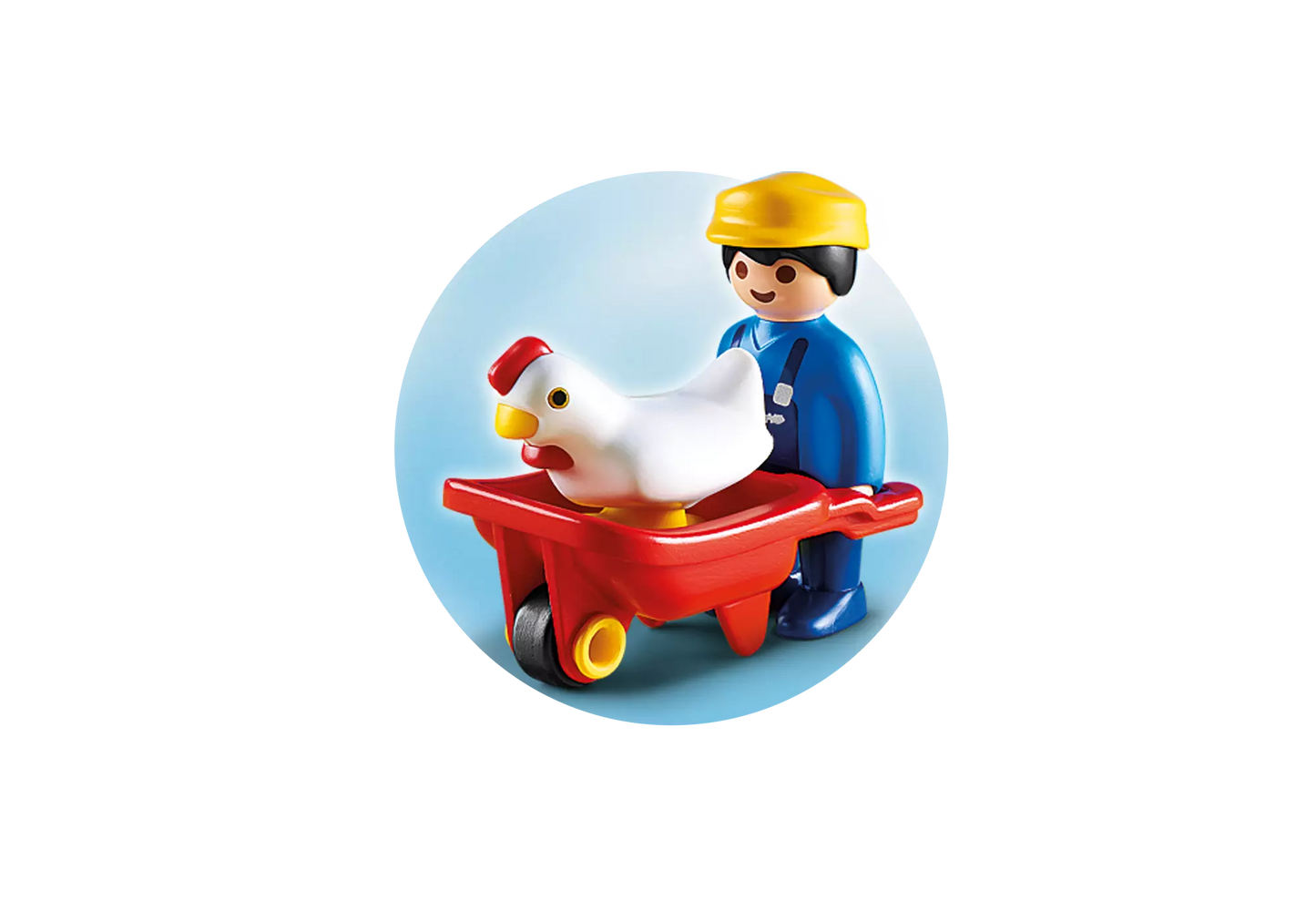 Playmobil 6793 1-2-3 Bauer mit Schubkarre - plegobil