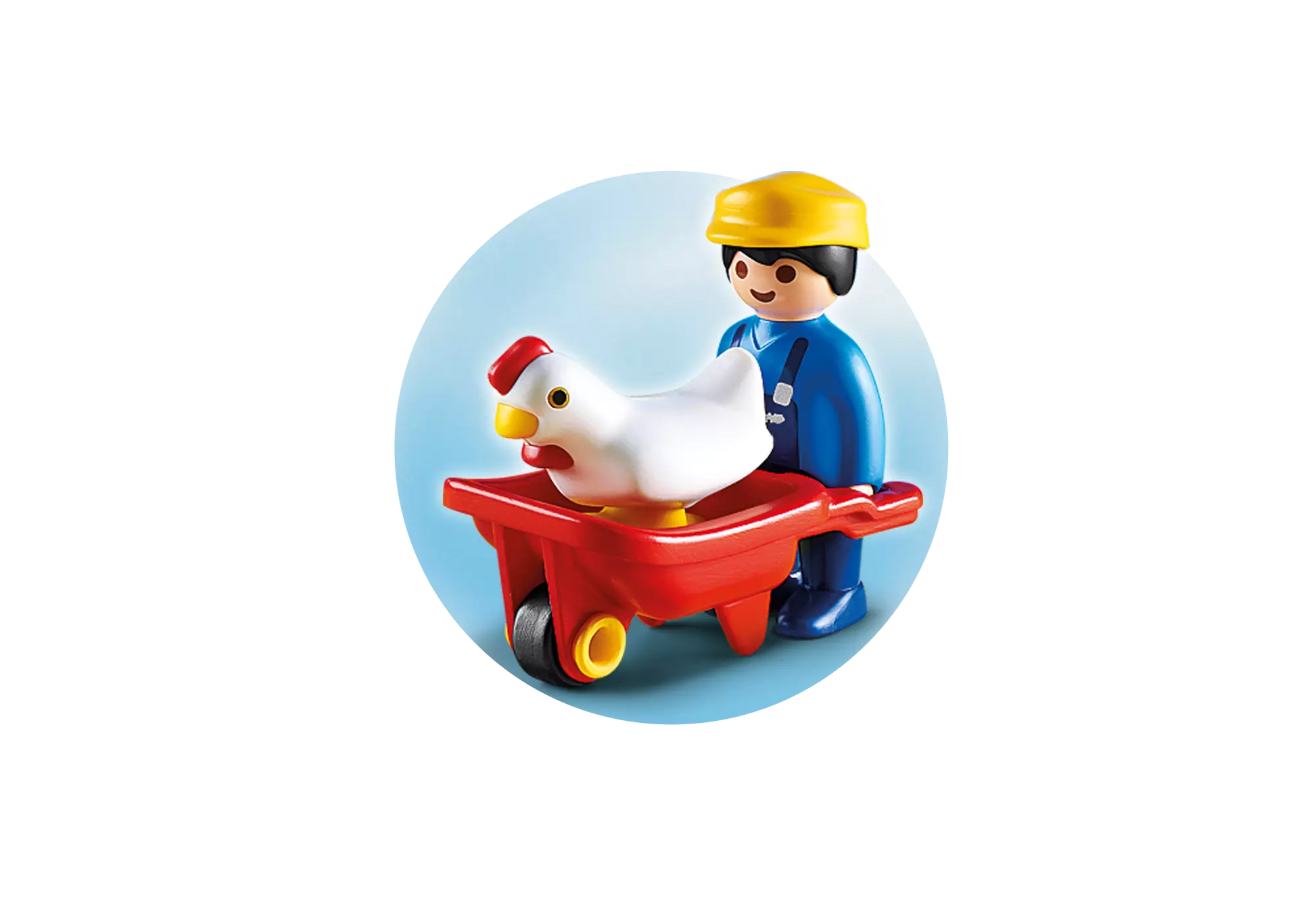 Playmobil 6793 1-2-3 Bauer mit Schubkarre - plegobil