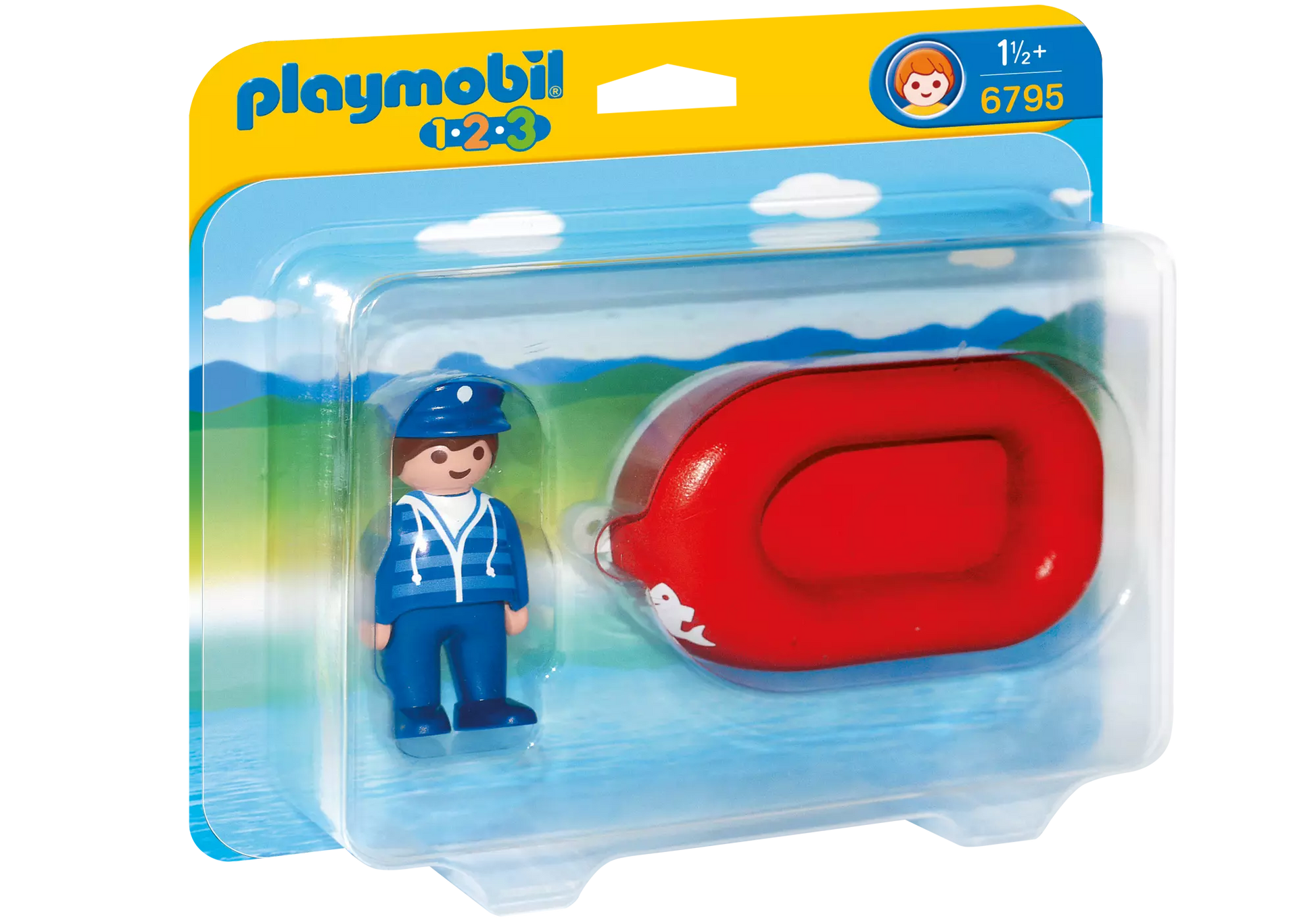 Playmobil 6795 1-2-3 Mann im Schlauchboot - plegobil