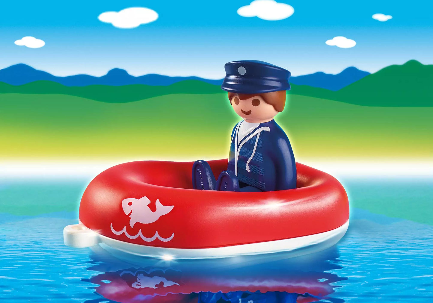 Playmobil 6795 1-2-3 Mann im Schlauchboot - plegobil