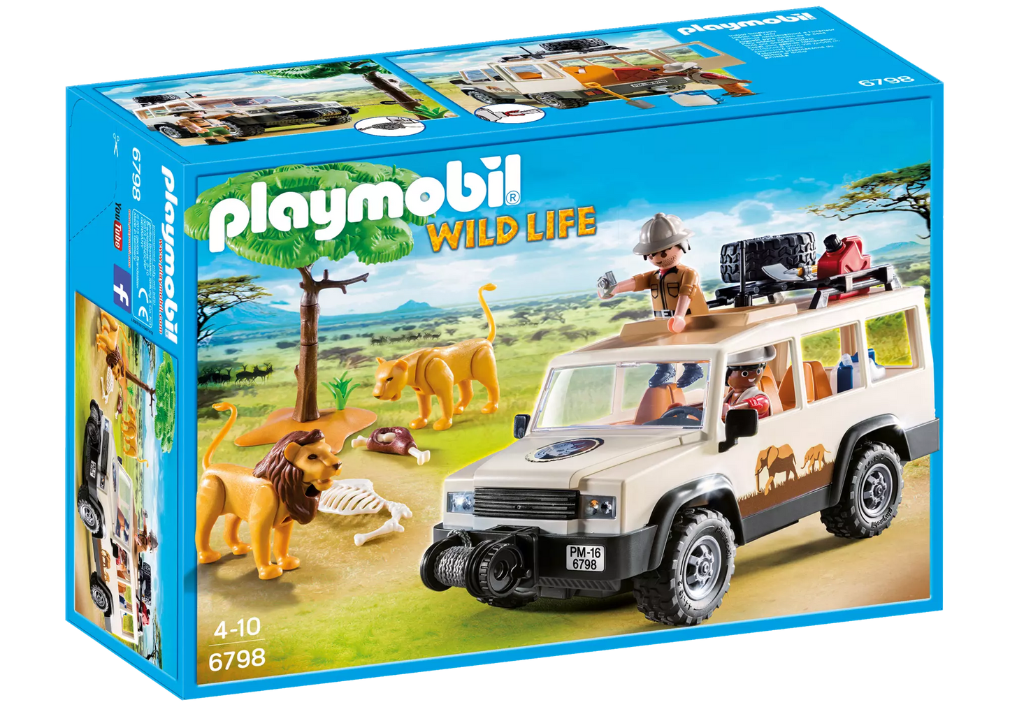 Playmobil 6798 Wild Life Safari-Geländewagen mit Seilwinde - plegobil