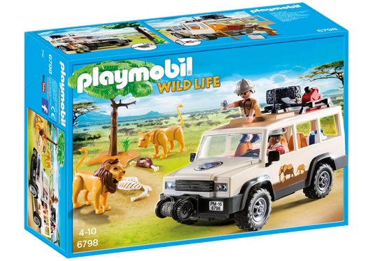 Playmobil 6798 Wild Life Safari-Geländewagen mit Seilwinde - plegobil