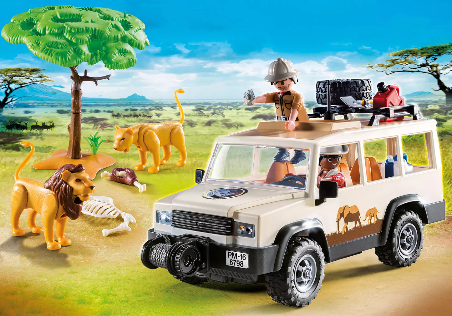 Playmobil 6798 Wild Life Safari-Geländewagen mit Seilwinde - plegobil