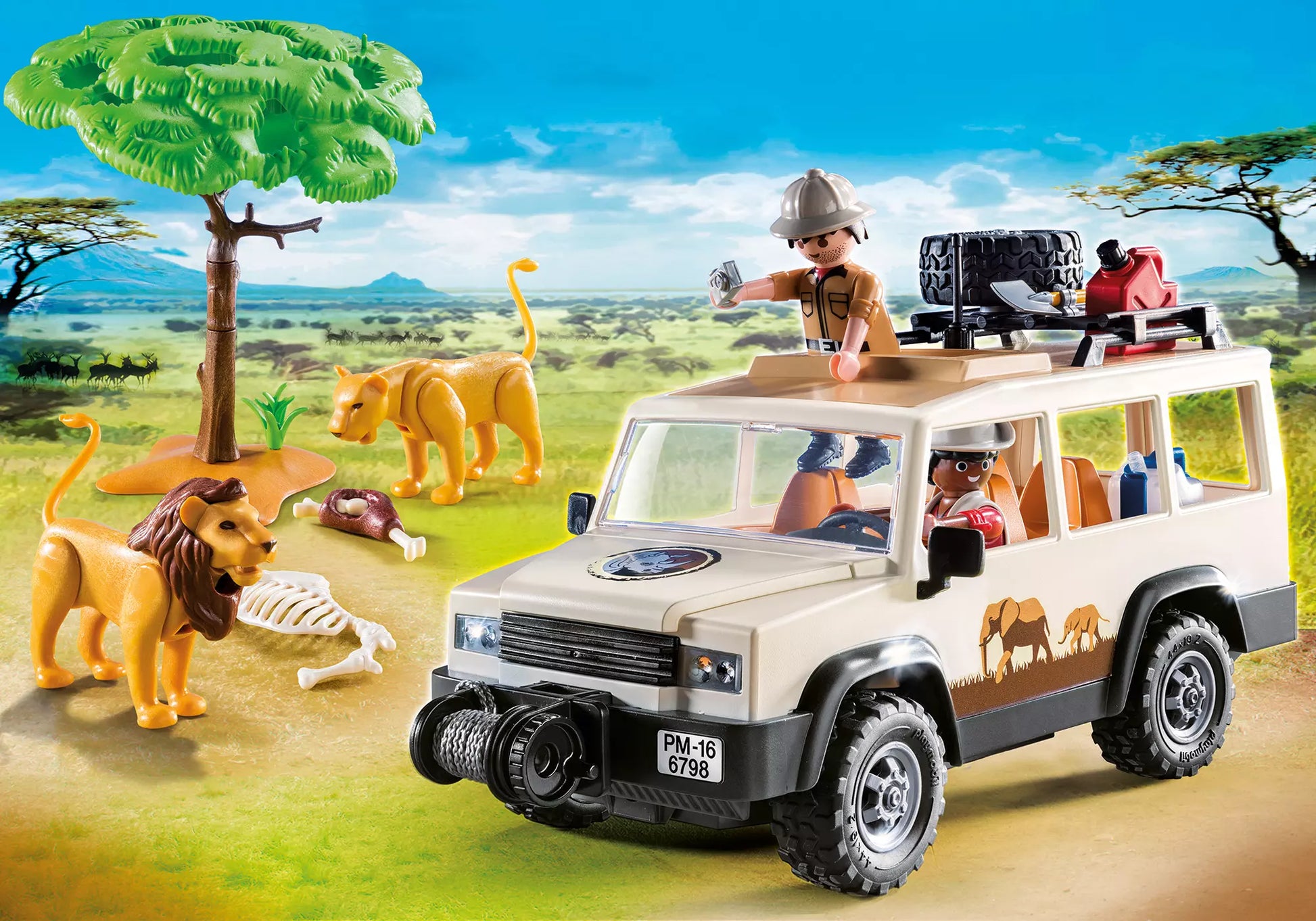 Playmobil 6798 Wild Life Safari-Geländewagen mit Seilwinde - plegobil