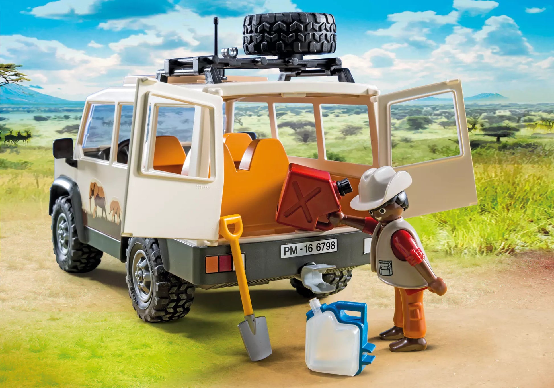 Playmobil 6798 Wild Life Safari-Geländewagen mit Seilwinde - plegobil