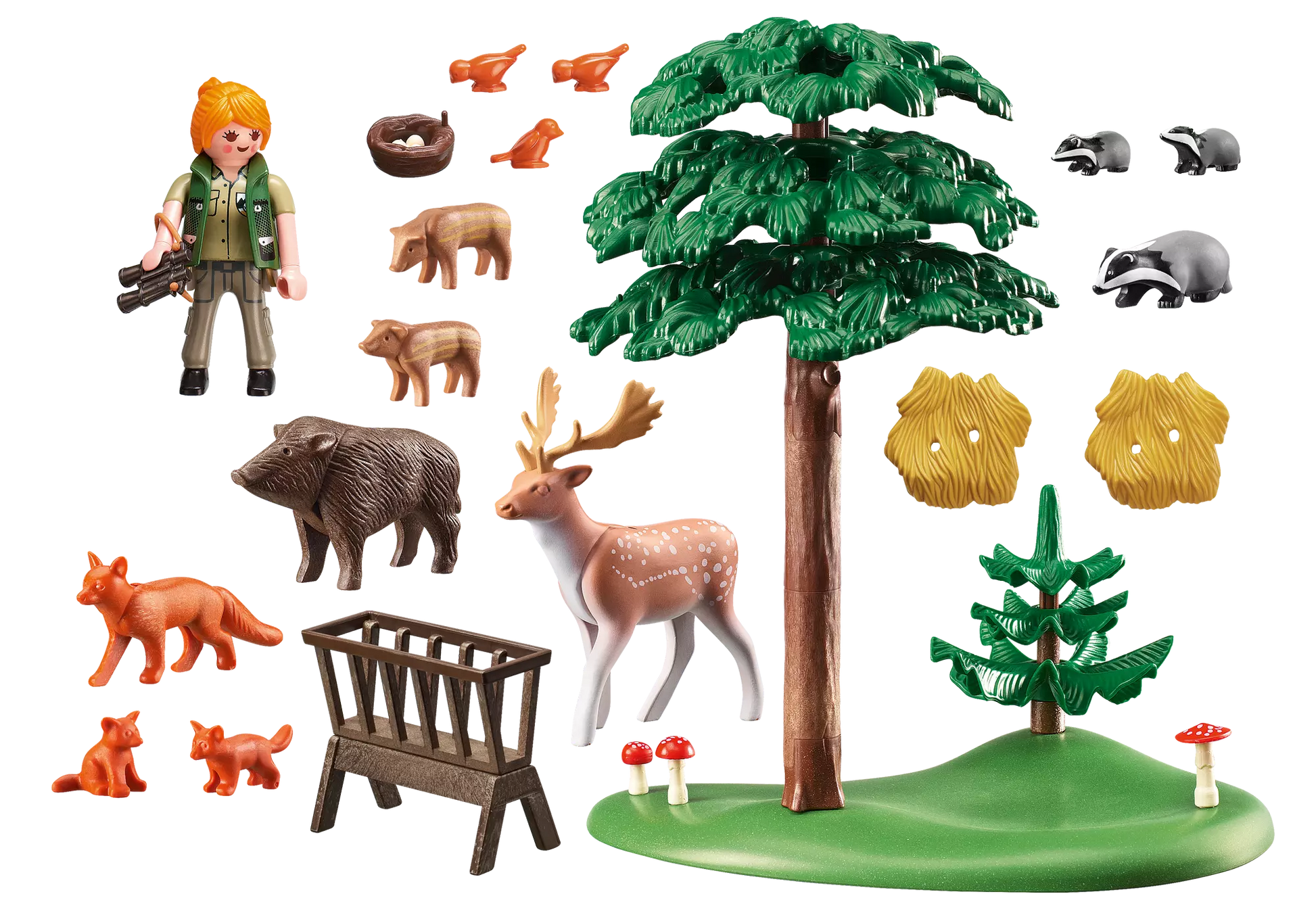Playmobil 6815 Country Waldlichtung mit Tierfütterung - plegobil