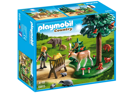 Playmobil 6815 Country Waldlichtung mit Tierfütterung - plegobil