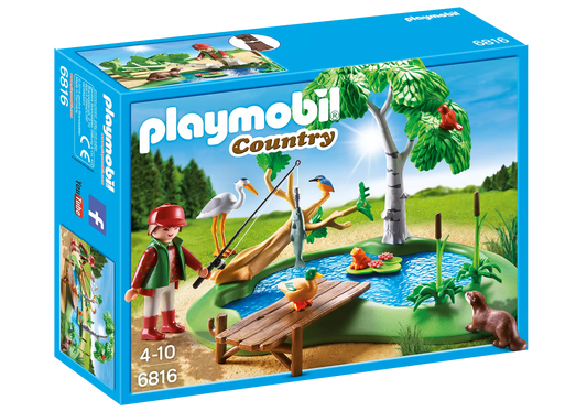 Playmobil 6816 Country Angelteich - plegobil