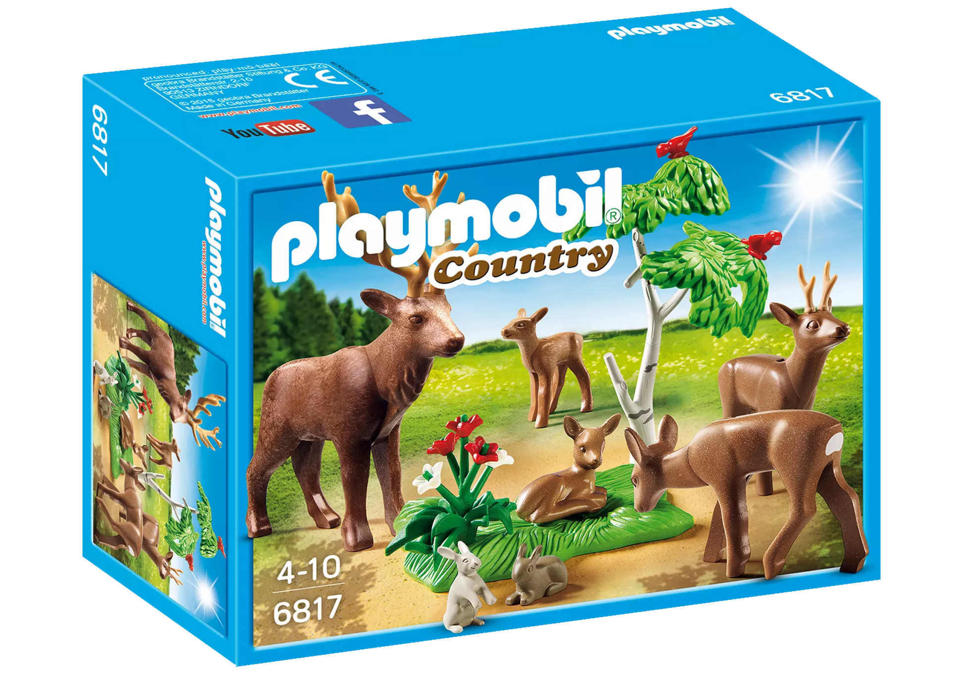 Playmobil 6817 Country Hirsch mit Rehfamilie - plegobil