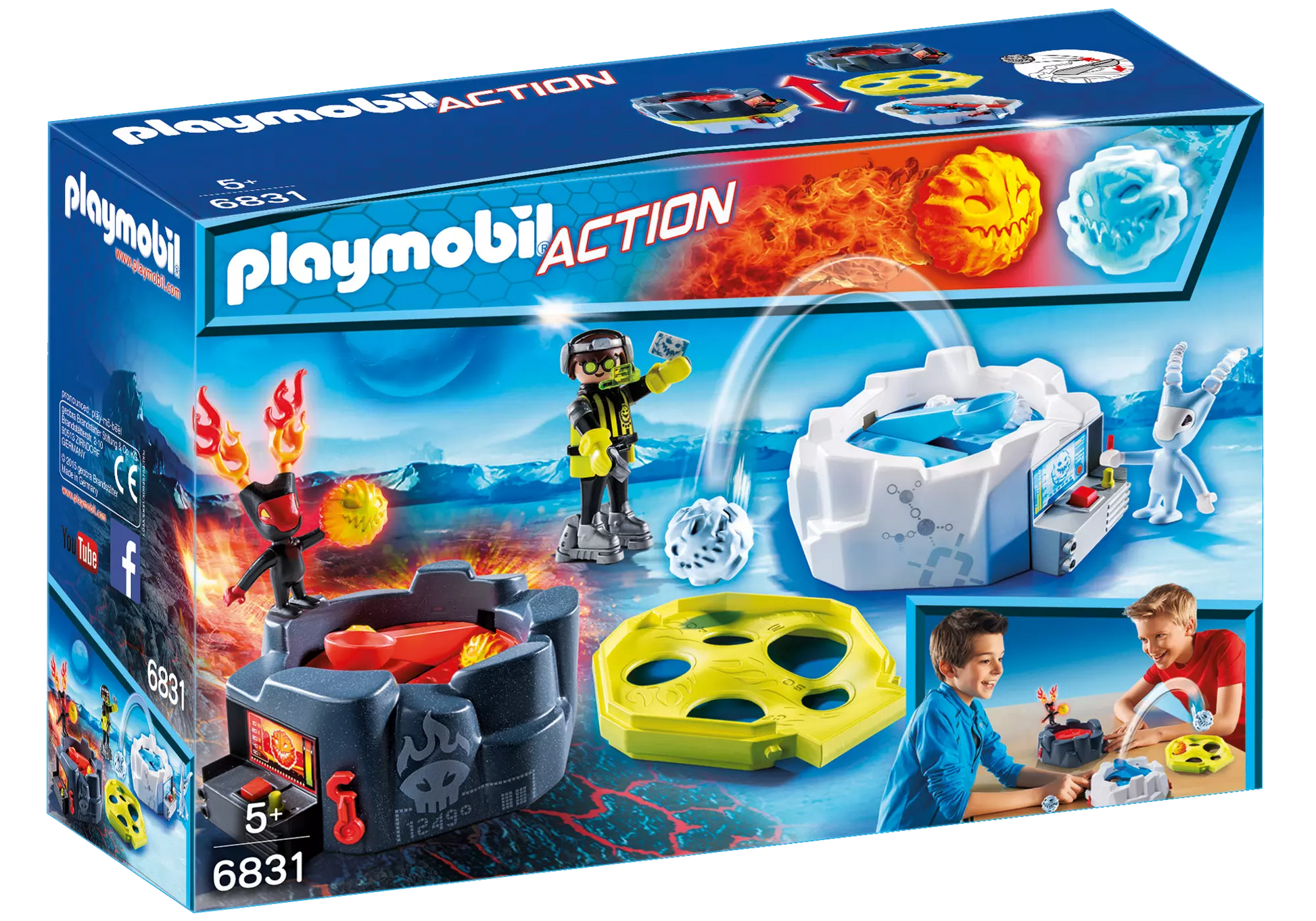 Playmobil 6831 Action Fire plus Ice Action Game - plegobil