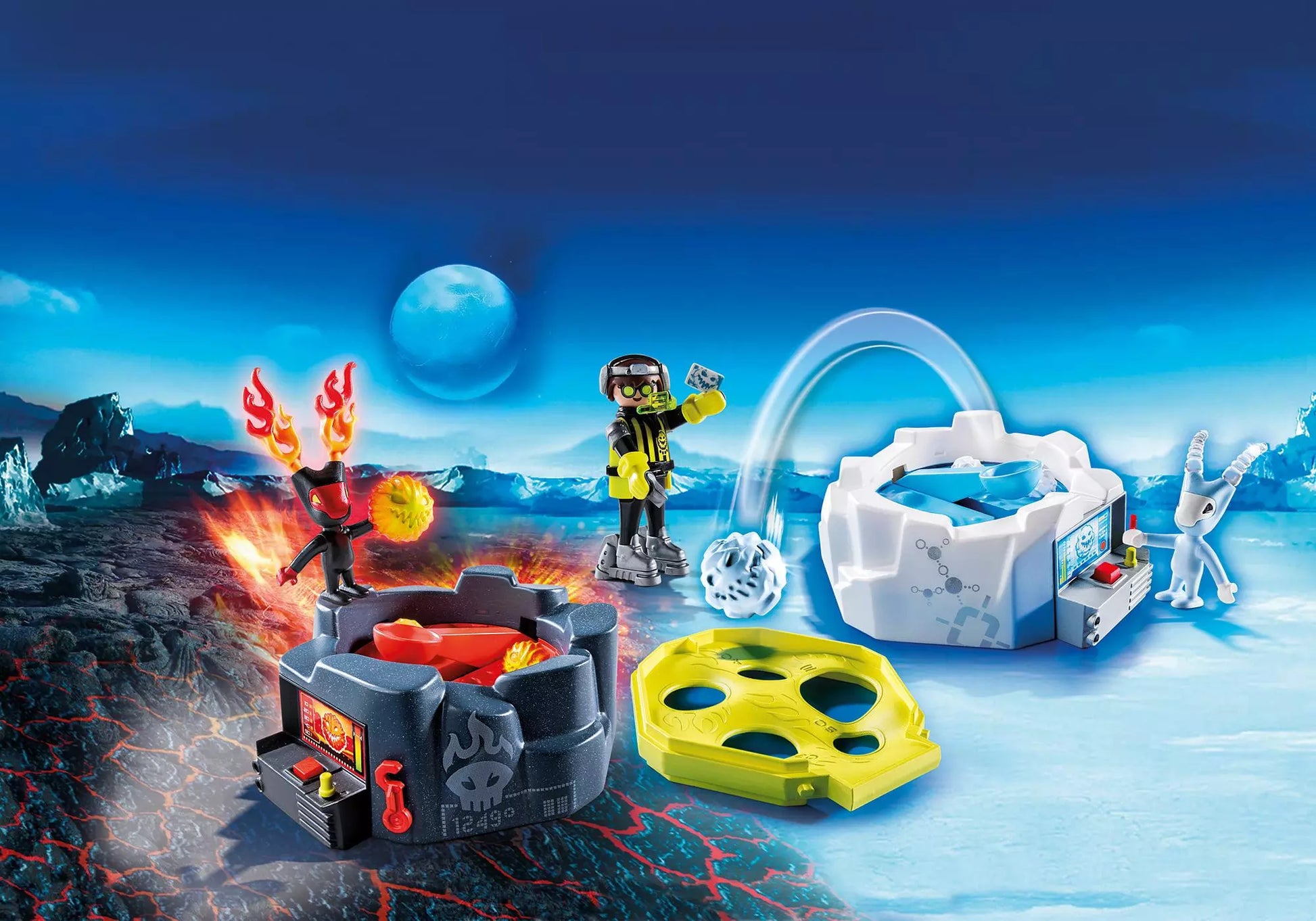 Playmobil 6831 Action Fire plus Ice Action Game - plegobil