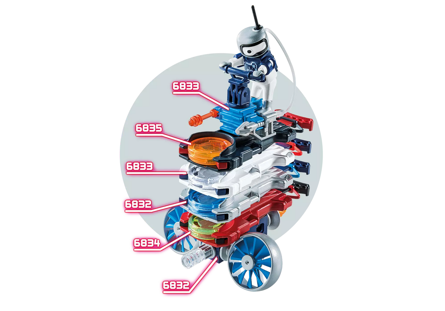 Playmobil 6833 Action Icebot mit Disc-Shooter - plegobil