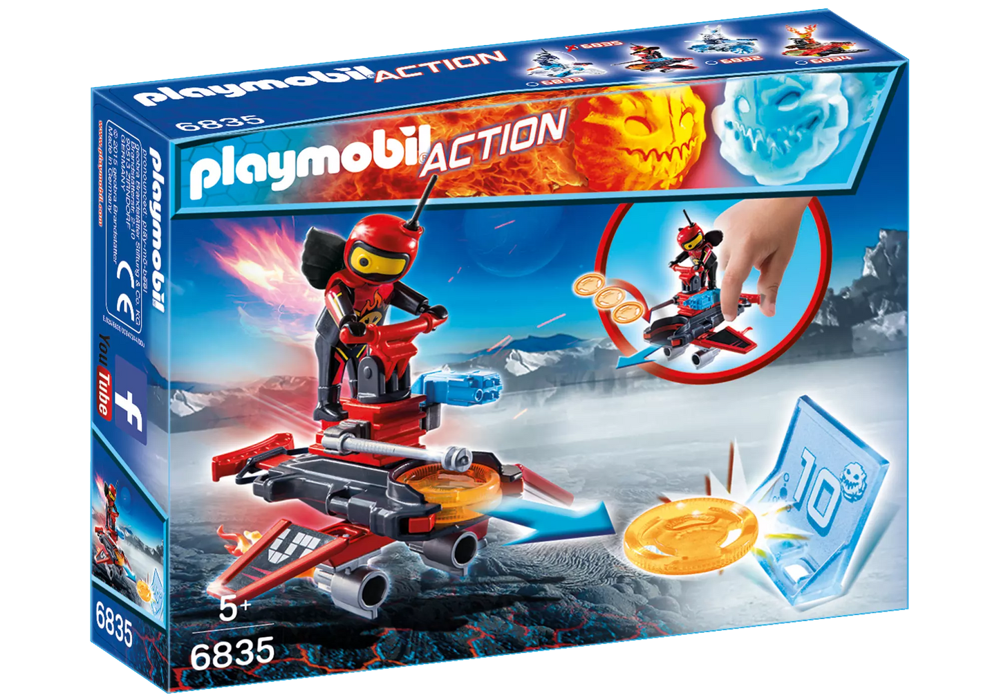 Playmobil 6835 Action Firebot mit Disc-Shooter - plegobil
