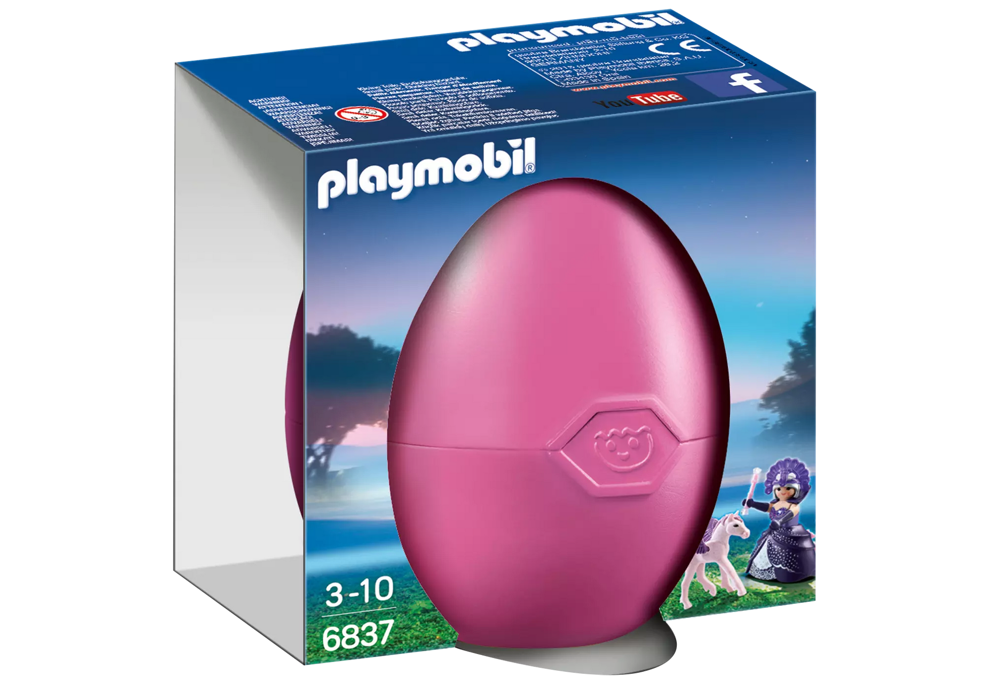 Playmobil 6837 Osterei Mondscheinkönigin mit Baby Pegasus - plegobil