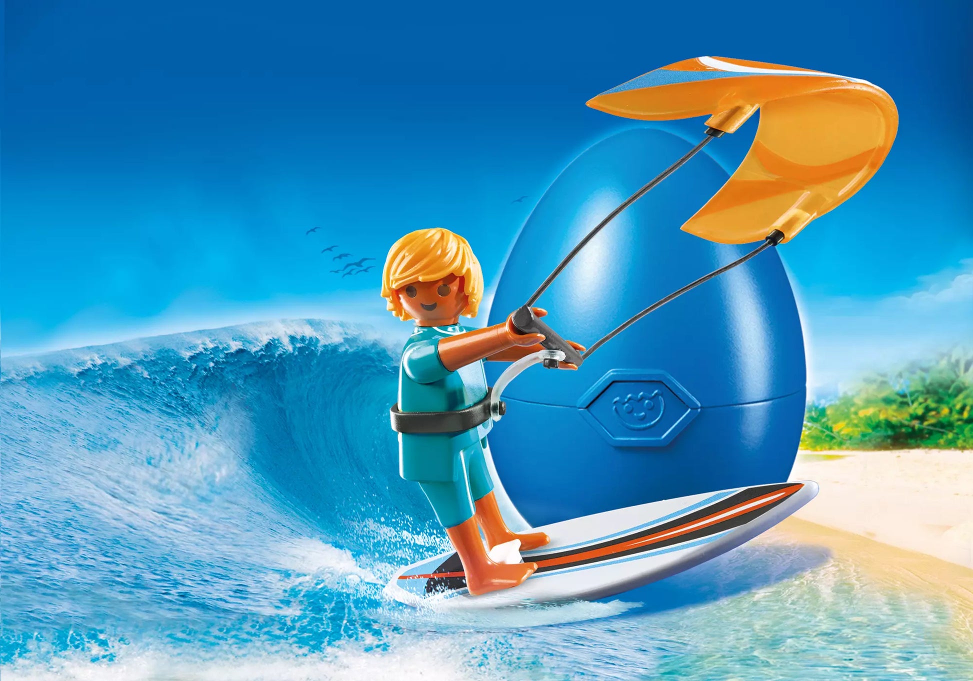 Playmobil 6838 Osterei Kitesurfer - plegobil