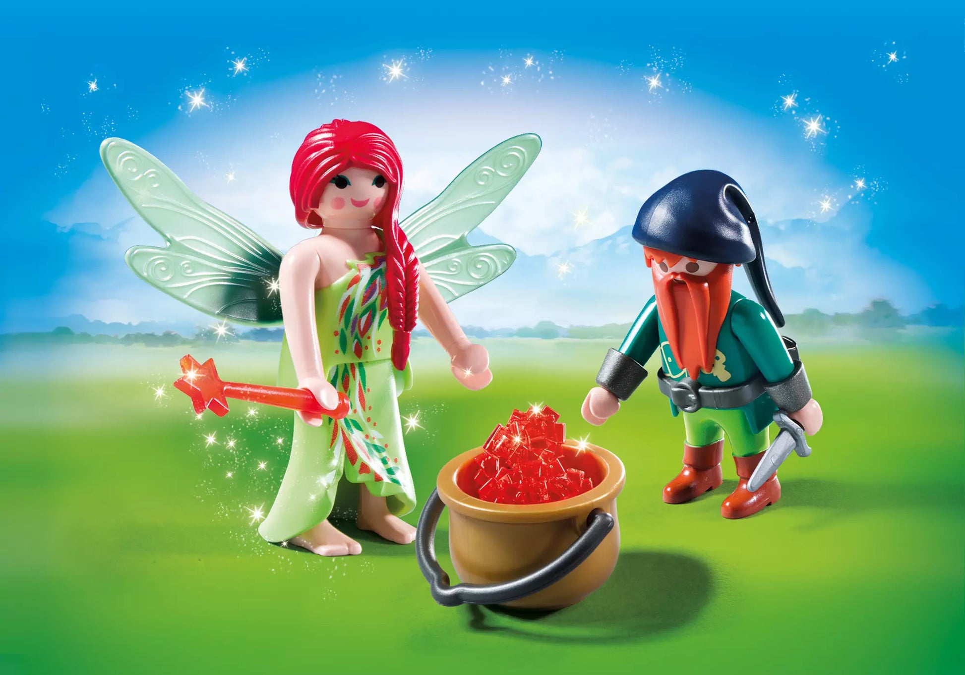 Playmobil 6842 DuoPack Elfe und Zwerg - plegobil