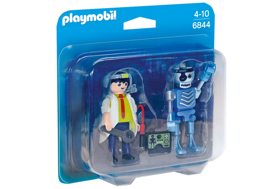 Playmobil 6844 DuoPack Professor und Roboter - plegobil
