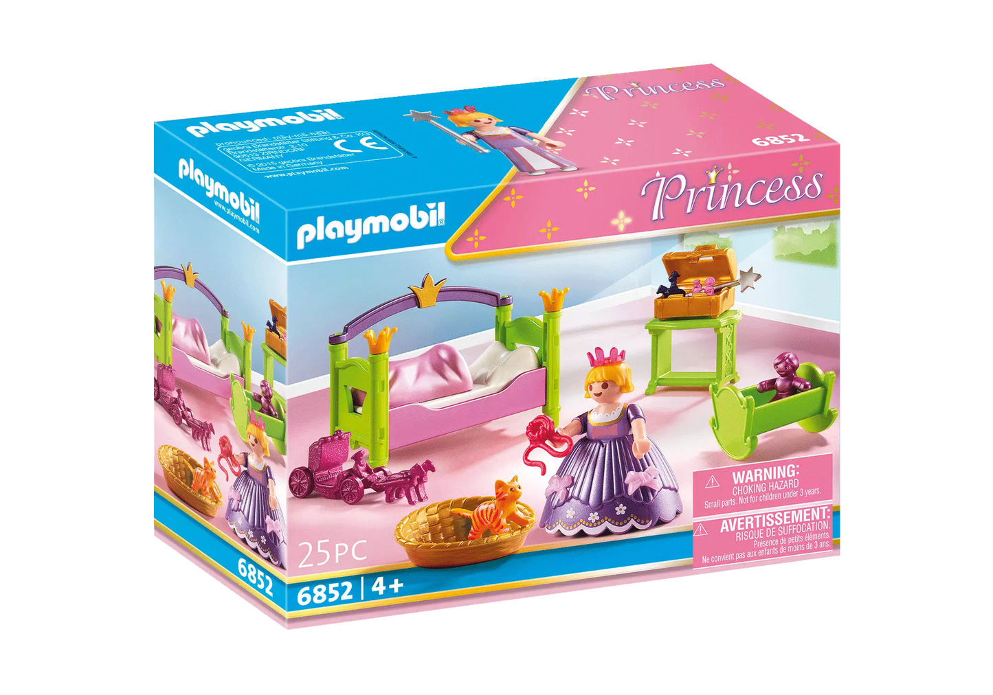 Playmobil 6852 Princess Prinzessinnen-Kinderzimmer - plegobil