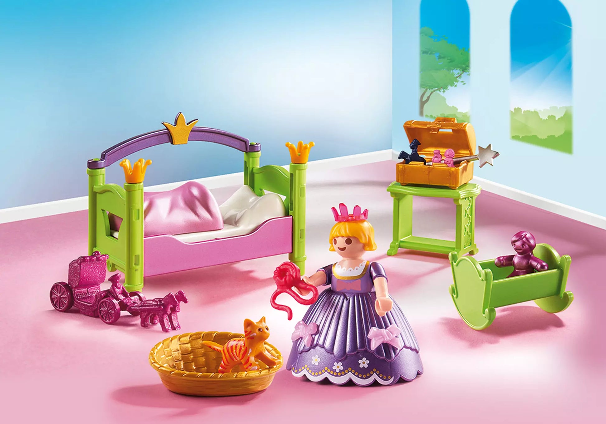 Playmobil 6852 Princess Prinzessinnen-Kinderzimmer - plegobil