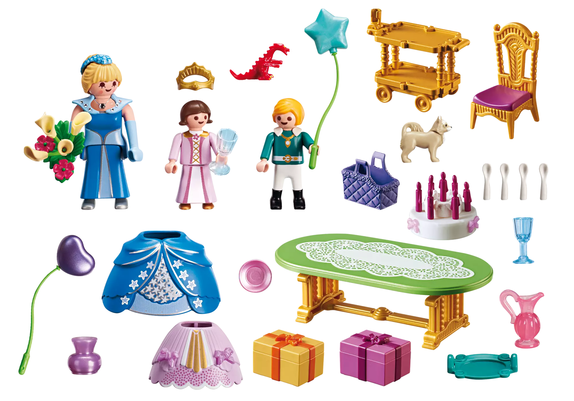 Playmobil 6854 Princess Geburtstagsfest der Prinzessin - plegobil