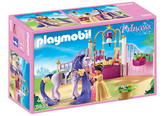 Playmobil 6855 Princess Königlicher Pferdestall - plegobil