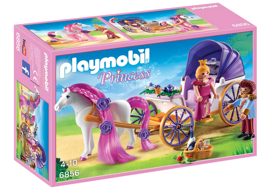 Playmobil 6856 Princess Königspaar mit Pferdekutsche - plegobil