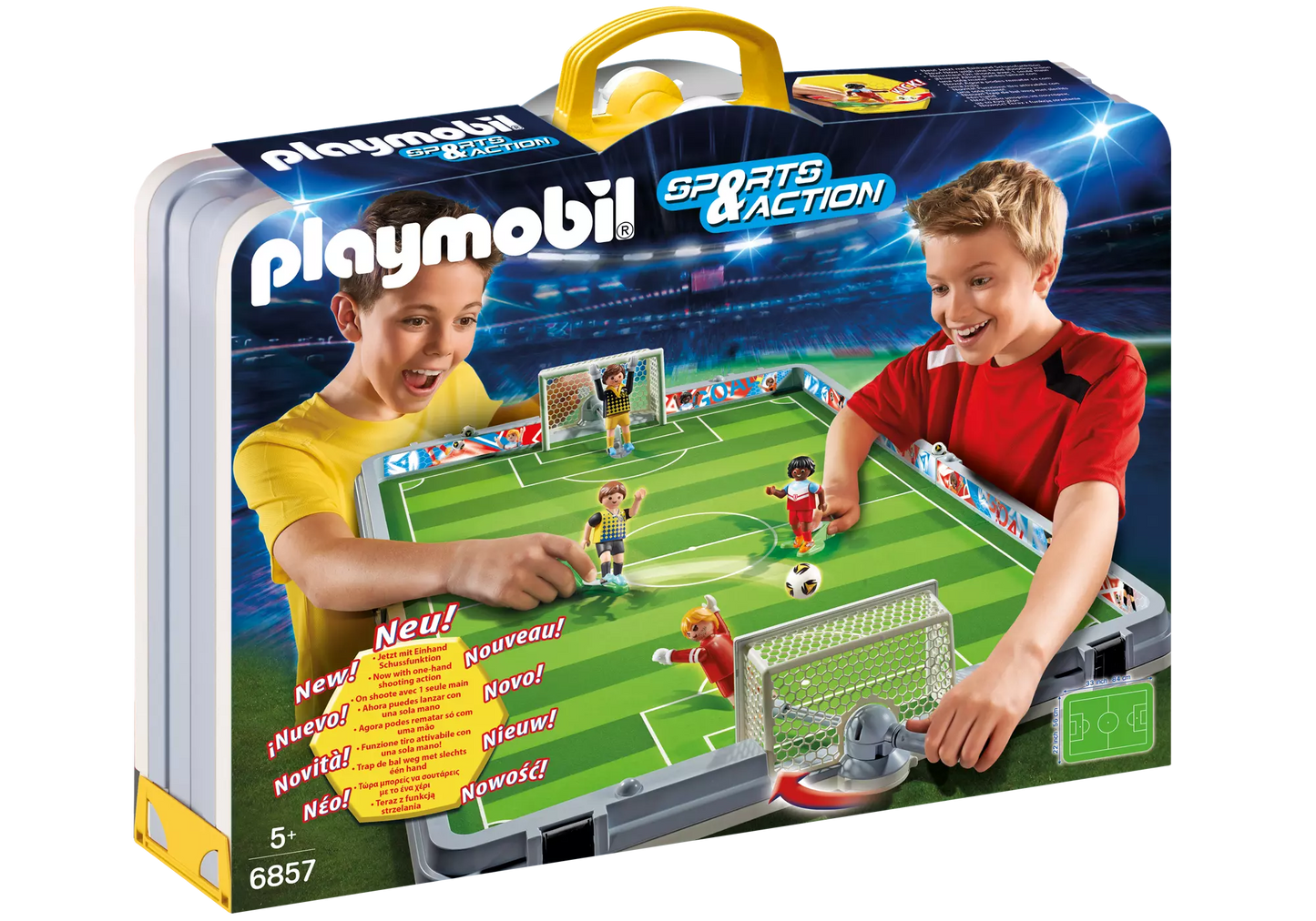 Playmobil 6857 Sports & Action Große Fußballarena zum Mitnehmen - plegobil