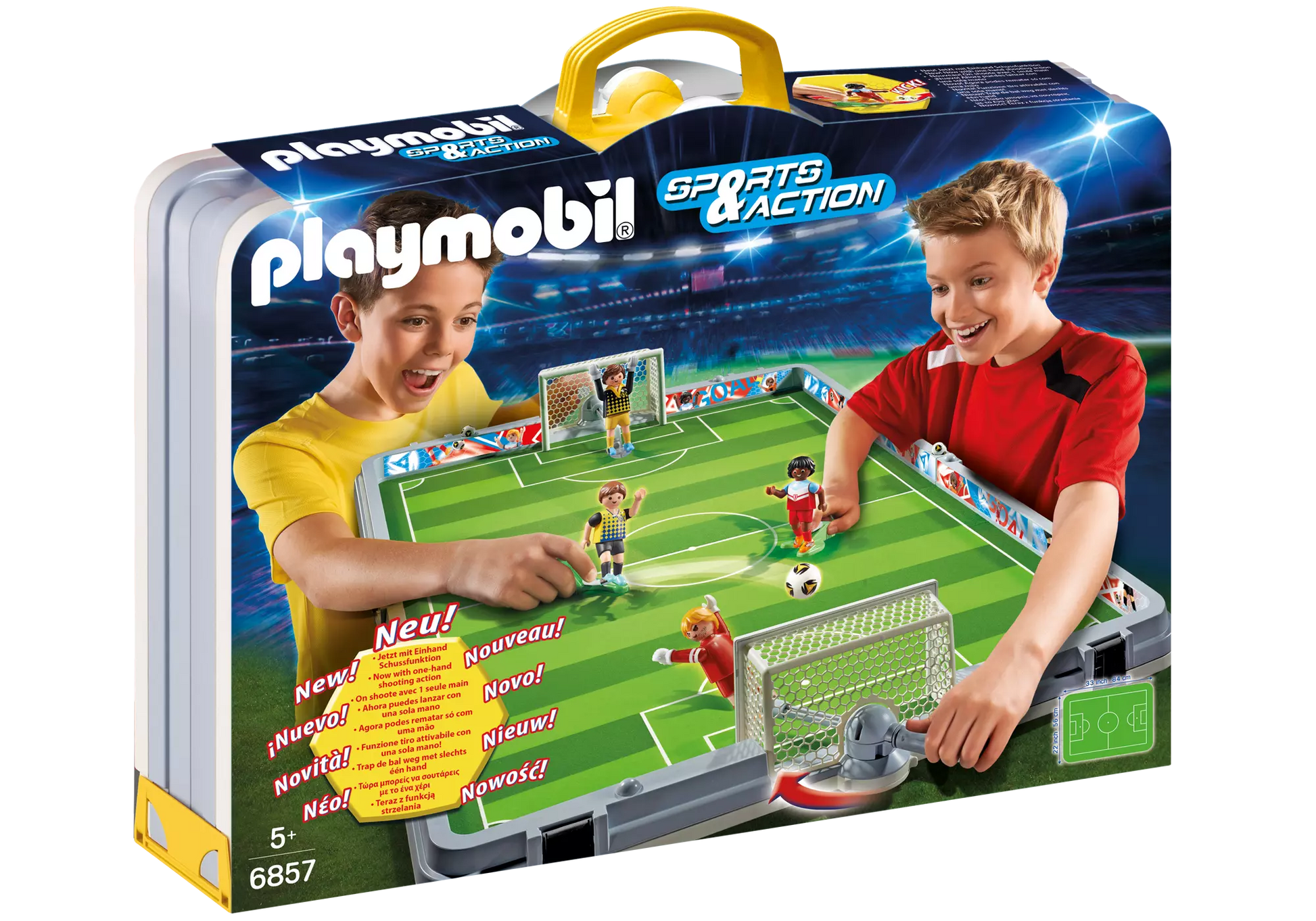 Playmobil 6857 Sports & Action Große Fußballarena zum Mitnehmen - plegobil